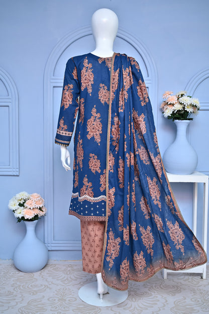 Pret 3 Piece Printed Lawn Stitched Suit